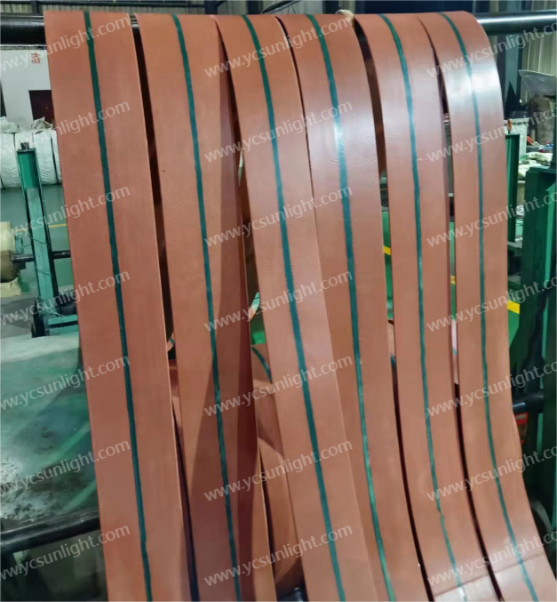 Orange Flat Transmission Belt for Iran