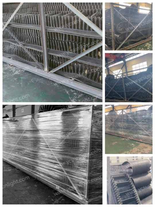 Shipment - Sidewall Conveyor Belt